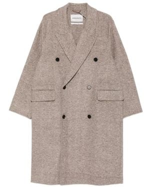 Amaranto Double-Breasted Coats - Brown