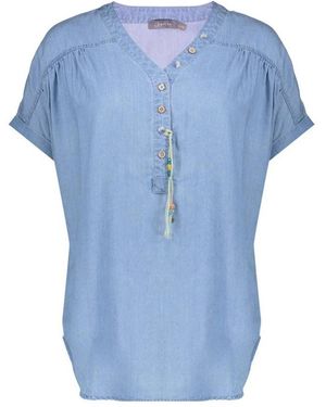 Geisha Ärmelloses Top Im Stil 53001-10 - Blau