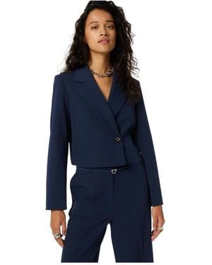 FABIENNE CHAPOT Jassen ,Blauw ,Leer Nena Blazer