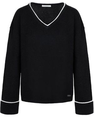 Hèst V-Neck Knitwear - Negro
