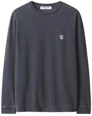 Maison Kitsuné Long Sleeve Tops - Azul