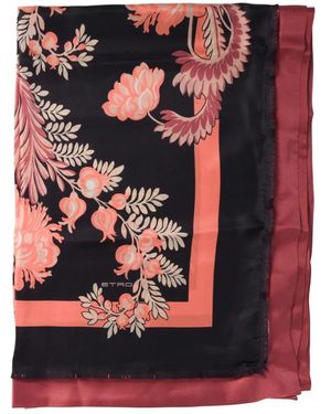Etro Silky Scarves - Nero