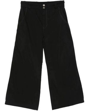 MADFRENZY Wide Trousers - Black