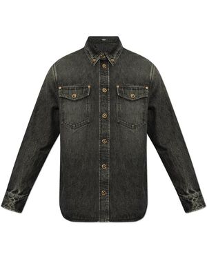 Versace Denim Shirts - Grigio