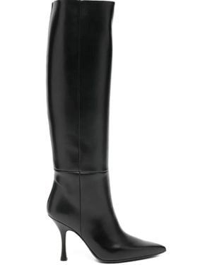Anna F. Heeled Boots - Negro