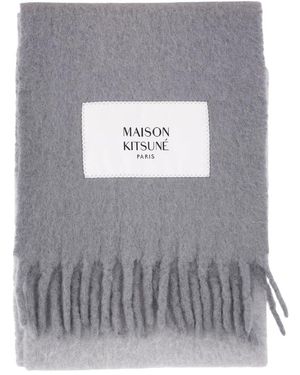 Maison Kitsuné Winter Scarves - Grey