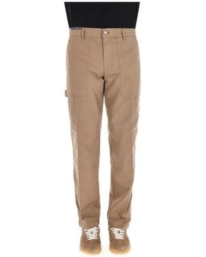 PT Torino Straight Trousers - Natural