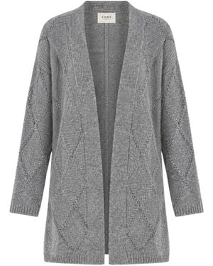 Marella Truien & Vesten ,Grijs ,Leer Emmmoli Cardigan