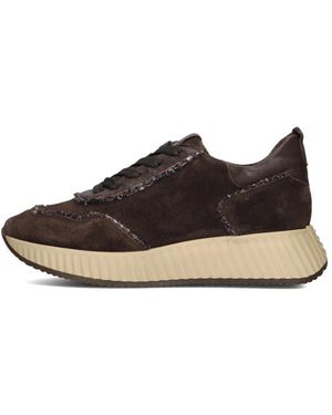 Softwaves Braune Damen-Sneakers Low-Top