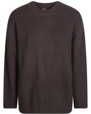 Pinko Round-Neck Knitwear - Marrón
