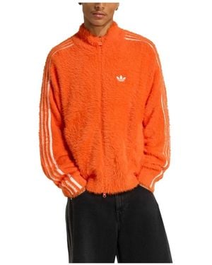 adidas Faux Fur & Shearling Jackets - Orange