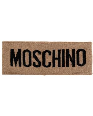 Moschino Stirnband Mit Logo - Natur