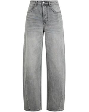 Alexander Wang Float Shadow Pocket Mid-Rise Relaxed Jean - Grijs