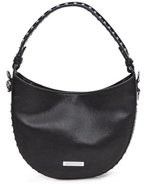 DSquared² Tassen ,Zwart ,Zwarte Hobo Handtas Met Noppen