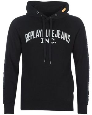 Replay Hoodies - Negro