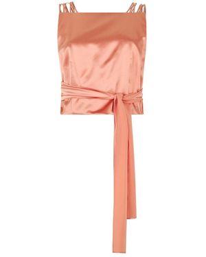 Alberta Ferretti Tops ,Roze ,Stylish Top Fish