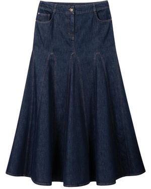 Luisa Cerano Denim Skirts - Blue