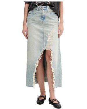 KARL LAGERFELD Denim Skirts - Bleu