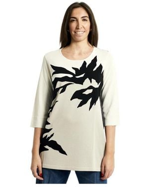 Marina Rinaldi Long Sleeve Tops - Natural
