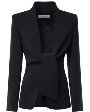 Max Mara Jassen ,Blauw ,Blazers - Zwart