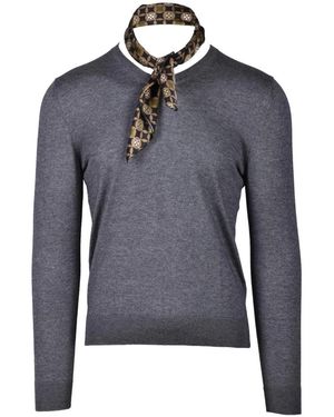 Wild Cashmere Truien & Vesten ,Grijs ,Kasjmier Sweater - Blauw