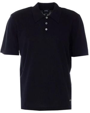 A.P.C. Polo Shirts - Azul