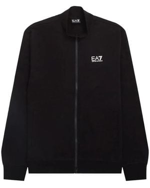 EA7 Zip-Throughs - Negro
