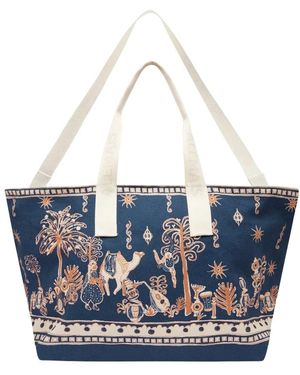 ALÉMAIS Tote Bags - Azul