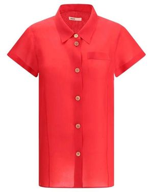 KHAITE Keefe Shirt - Red