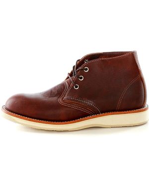 Red Wing Lace-Up Boots - Brown
