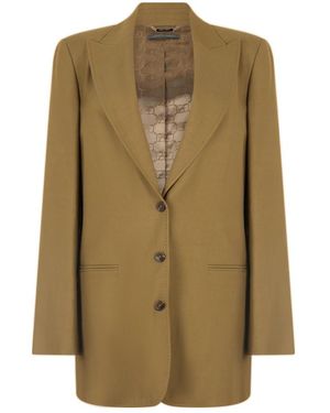 Alberta Ferretti Blazers - Natural