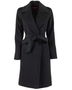Max Mara Belted Coats - Negro