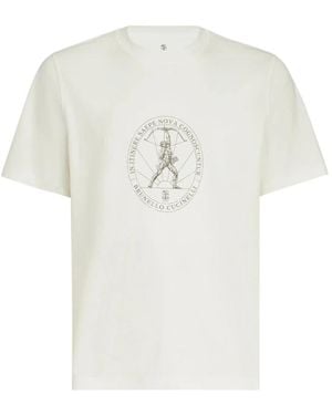 Brunello Cucinelli T-Shirts - White