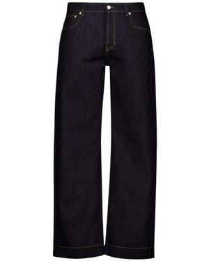 McQueen Wide Jeans - Azul