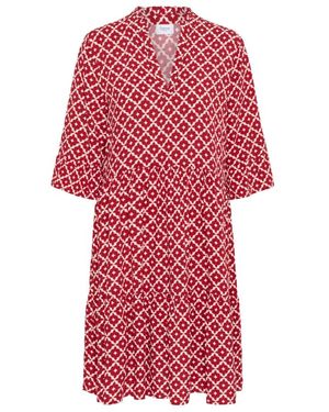 Saint Tropez Midi Dresses - Rouge