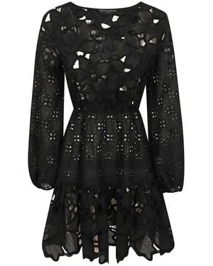 Ermanno Scervino Short Dress Abito - Black