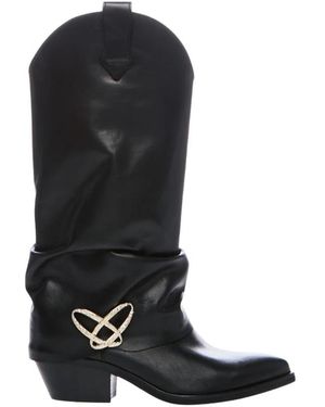 Ovyè Schoenen ,Zwart ,Ovye Boots