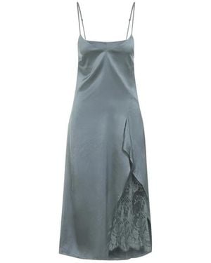 Acne Studios Satijnen Slipjurk - Blauw