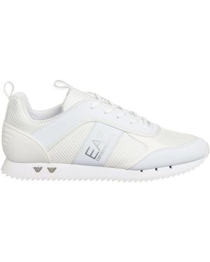 EA7 Einfache schnürschuhe - Weiß