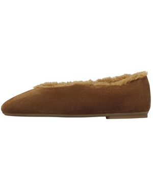 Voile Blanche Ballerina Shoes - Brown