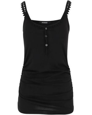 Jacquemus Sleeveless Tops - Black