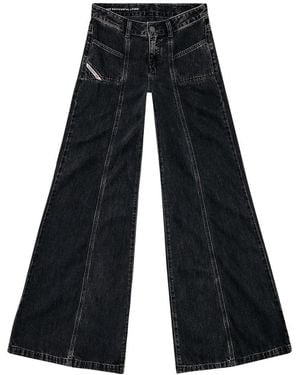 DIESEL Wide Jeans - Black