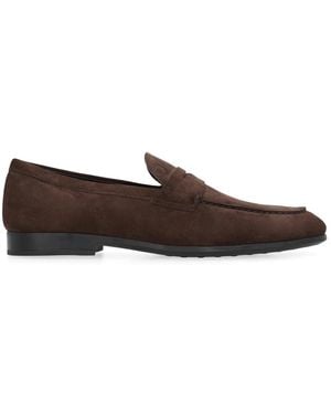 Tod's Gommino Wildleder-Loafer - Braun