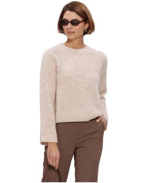 Object Objagate O-Neck/S Knit Pullover Noos - Naturel