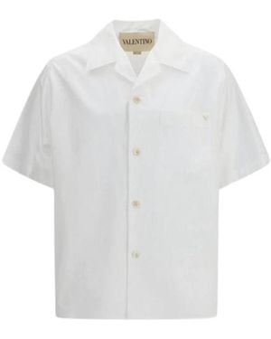 Valentino Short Sleeve Shirts - White