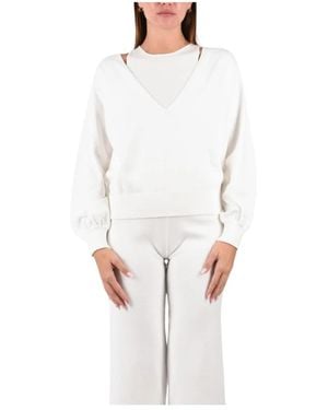 Max Mara V-Neck Knitwear - Blanco