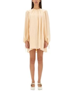 Chloé Short Dresses - Natural