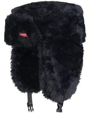 Supreme Ushanka Hat - Schwarz