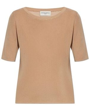 Officine Generale Round-Neck Knitwear - Neutro