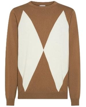 Sun 68 Round-Neck Knitwear - Marron